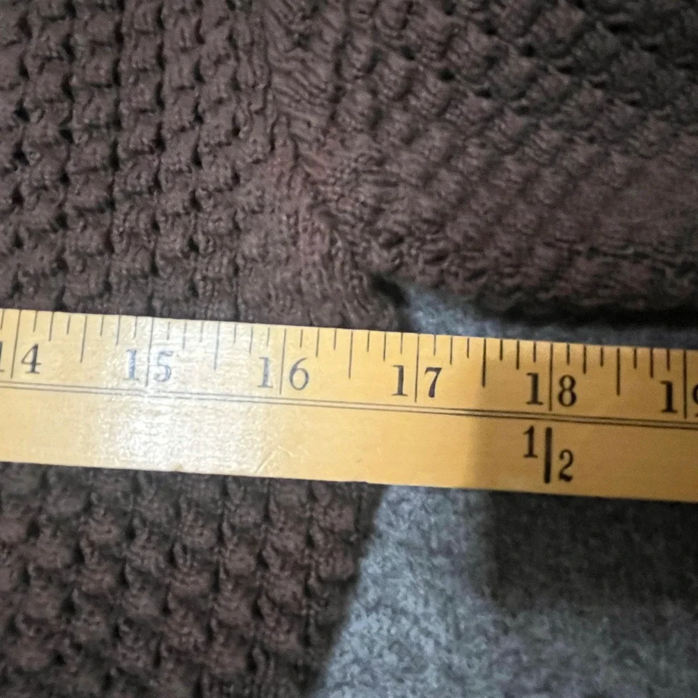 Vtg Y2K Brown Cropped Bolero Shrug‎ Cardigan Sweater S 90s Forest Fairy Grunge